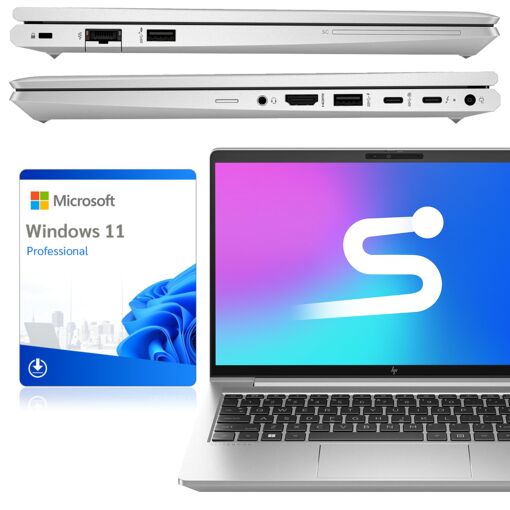 Ordinateur portable HP EliteBook 640 G10 i5-1335U, 16 Go RAM, 256 Go SSD, Full HD
