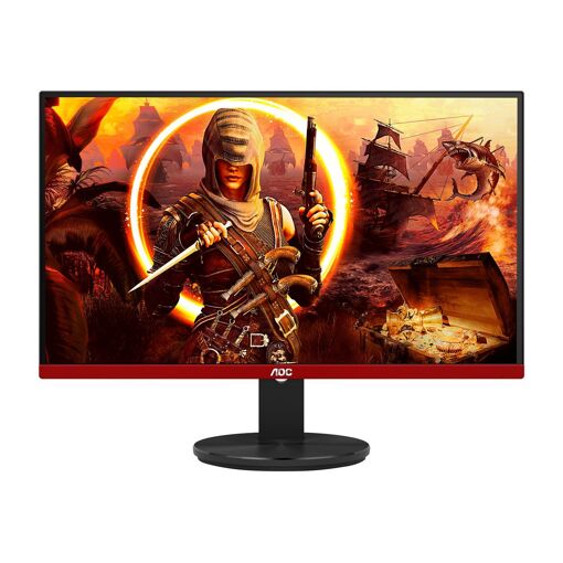 AOC Gaming G2490VXA - 90 Series Gaming Monitor - 23.8" Full HD 144Hz VA Display - Black, Red