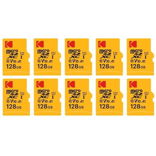 Pack de 10 cartes microSDXC Kodak 32 Go Premium - Vitesse et fiabilité pour un stockage exceptionnel