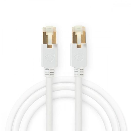 Cable de red CAT6 S/FTP - 2.0 m, Blanco