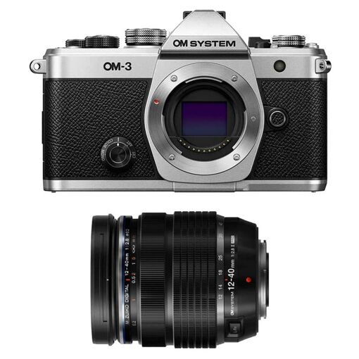 OM SYSTEM OM-3 + Objetivo M.Zuiko Digital ED 12-40mm f/2.8 PRO II, garantía de 3 años