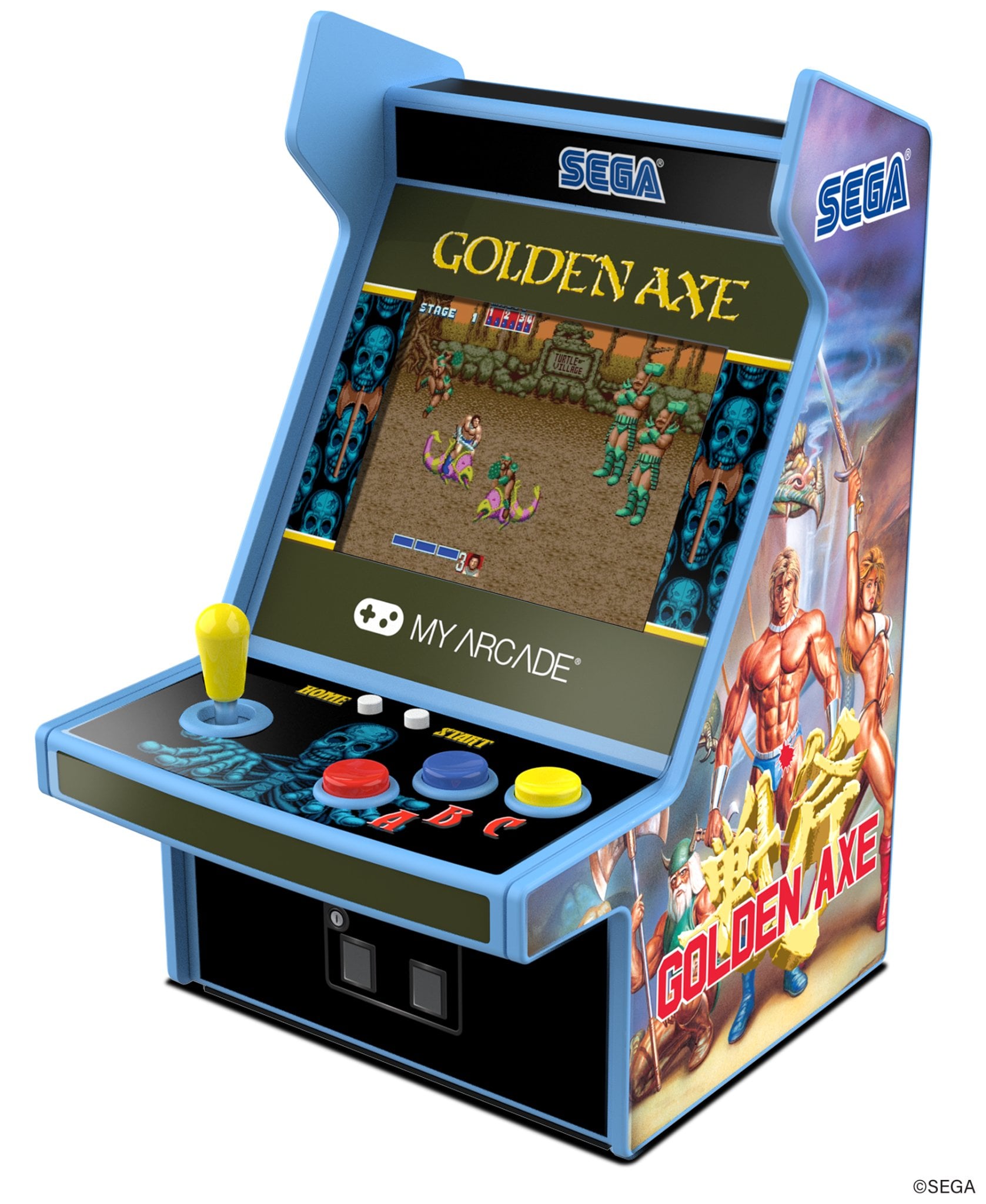 Just For Games Micro Player Pro Golden Axe - Official License Game Player