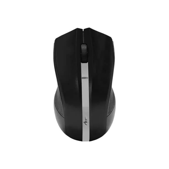 ART Optical Mouse AM-97A - Wireless 2.4GHz - 3 Buttons - USB Receiver - Black