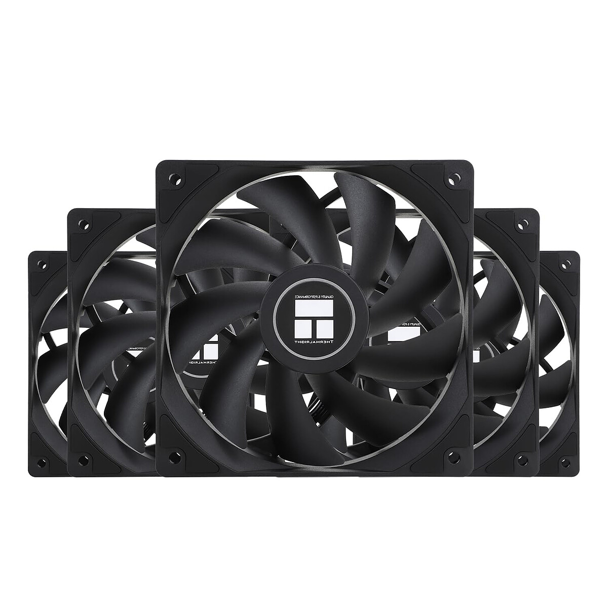 Thermalright TL-C12C - Black (Pack of 5)
