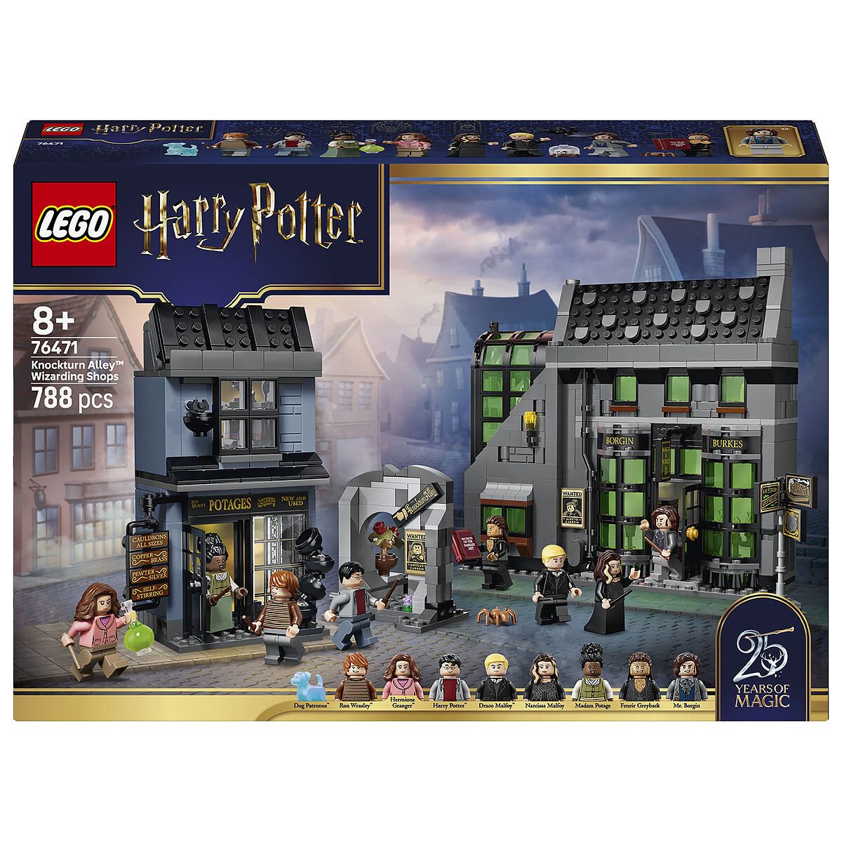 LEGO Harry Potter 76471 Las Tiendas Mágicas de la Calle Nebulosa