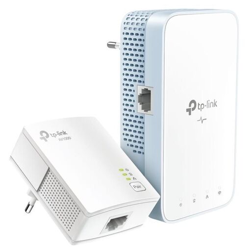 TP-Link TL-WPA7517 KIT V2 - 1GbE Powerline Adapter Kit, HomePlug AV (HPAV) 2.0, IEEE 1901 - Wi-Fi 5 Dual Band Wall Mount