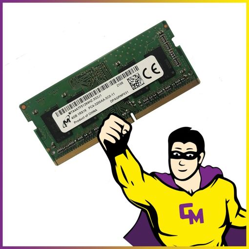 Memoria RAM SODIMM Micron Technology 4GB DDR4 3200MHz (MTA4ATF51264HZ-3G2J1)