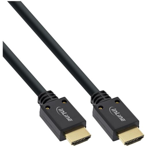 Cable HDMI InLine 1m, Tipo A (Estándar) Negro