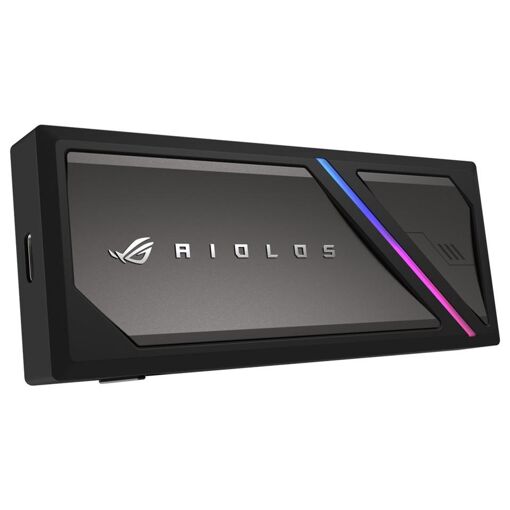 ASUS ROG Strix Aiolos External Enclosure M.2 NVMe/SATA Card - USB 3.2 (Gen 2x2) Black