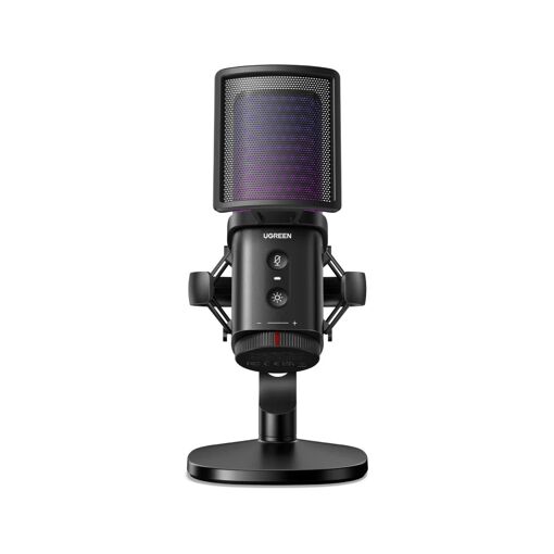 Micrófono Ugreen CM581 USB-C 24 bits 96 kHz RGB Negro