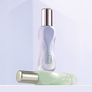Base Primera LANSUR Brillo de Maquillaje - 01# Púrpura Cristal y 02# Verde Cristal (30ml)