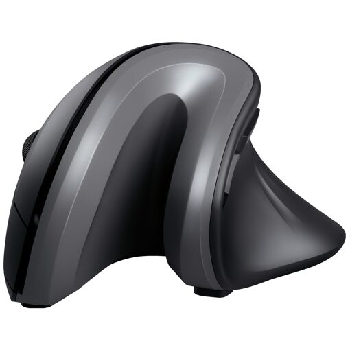 Trust Vertical Wireless Ergonomic Mouse for Right-Handed, 60° Vertical Angle - Black