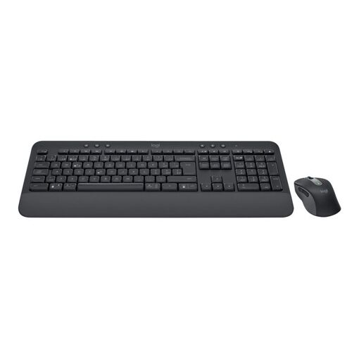 Logitech Signature MK650 Business Combo - Wireless Keyboard and Mouse - Bluetooth LE - AZERTY - Belgian French - Graphite