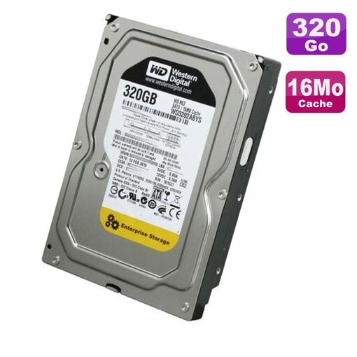 Western Digital Enterprise RE3 3.5" SATA Hard Drive - 320GB, 7200 RPM, 16MB Cache (Used)