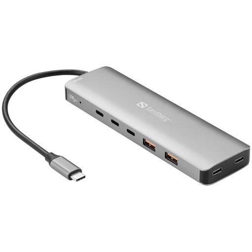 Station d'accueil Sandberg USB-C 100W (5x USB-C + 2x USB-A)