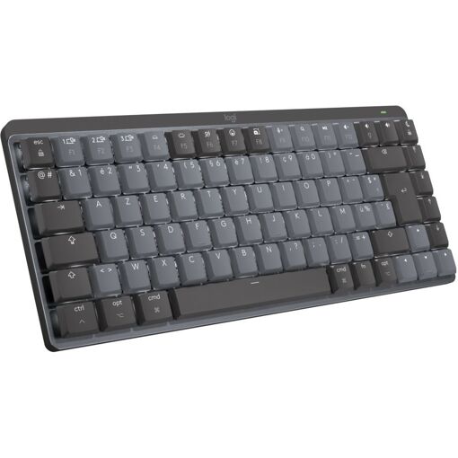 Logitech MX Mechanical Mini for Mac - Wireless Bluetooth Keyboard with Backlight - AZERTY - Silent Tactile Switch - Space Grey