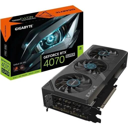 Tarjeta gráfica Gigabyte Nvidia RTX 4070 Super EAGLE OC 12G