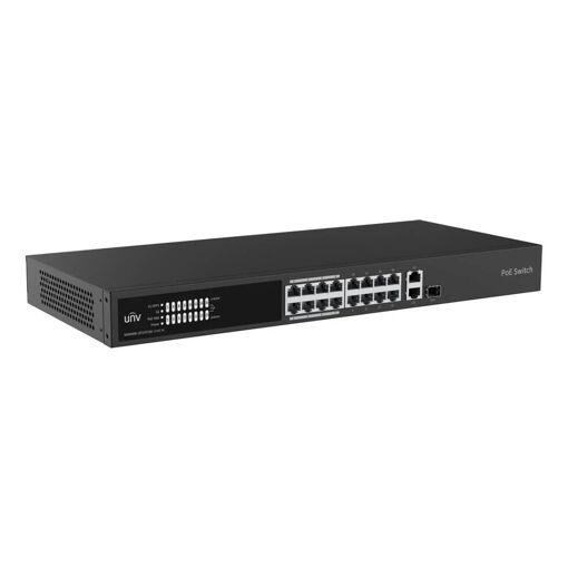 Uniview Cloud Managed L2 16-Port PoE 1 Gigabit SFP Combo Switch - NSW3000-16T1GT1GC-LPOE-IN