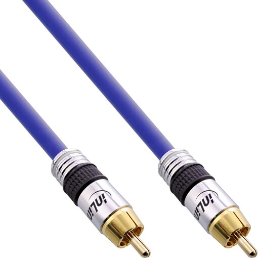 InLine 89405P 5m RCA Audio Cable - Blue