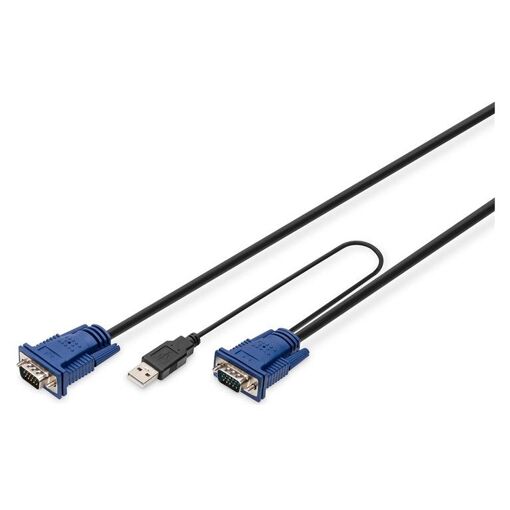 Digitus USB 2.0 VGA Cable (5m, Black)