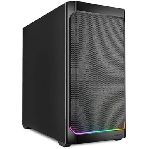 Tour informatique micro Sharkoon MK4 Bande RGB - Noir