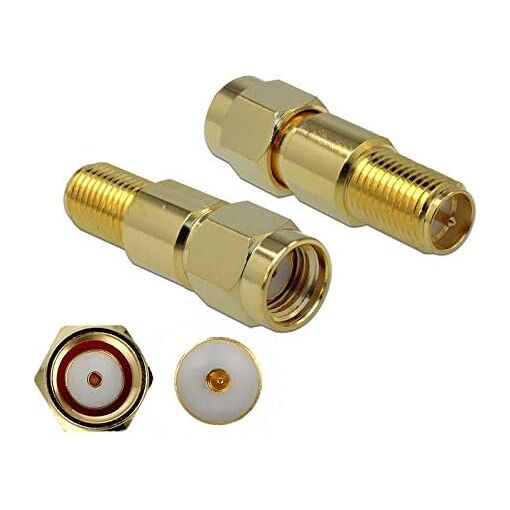 Adaptador Delock RP-SMA (m) a RP-SMA (v) - 50 Ohmios / 3 GHz