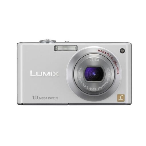 Appareil photo Panasonic CompactW - 10,1 mégapixels - 720p - Zoom optique 5x - Leica - Blanc