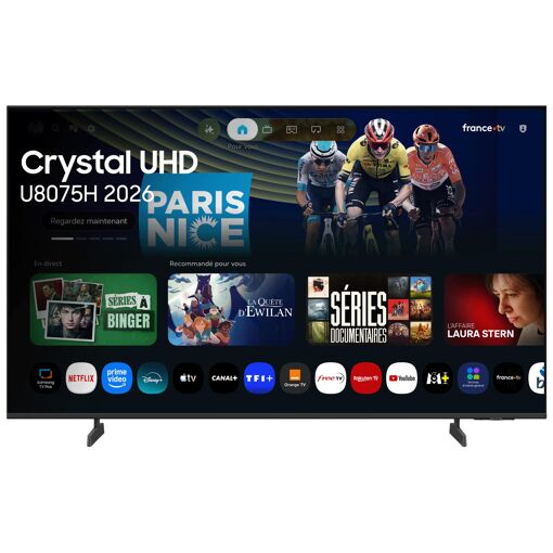 Samsung 43" Crystal UHD U8075H 4K Vision AI Smart TV (2026)
