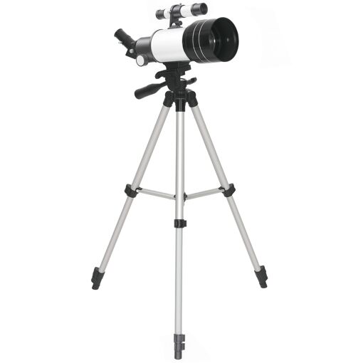 Outsunny 70/300mm Adjustable Height Telescope with 100X/50X/30X Eyepieces