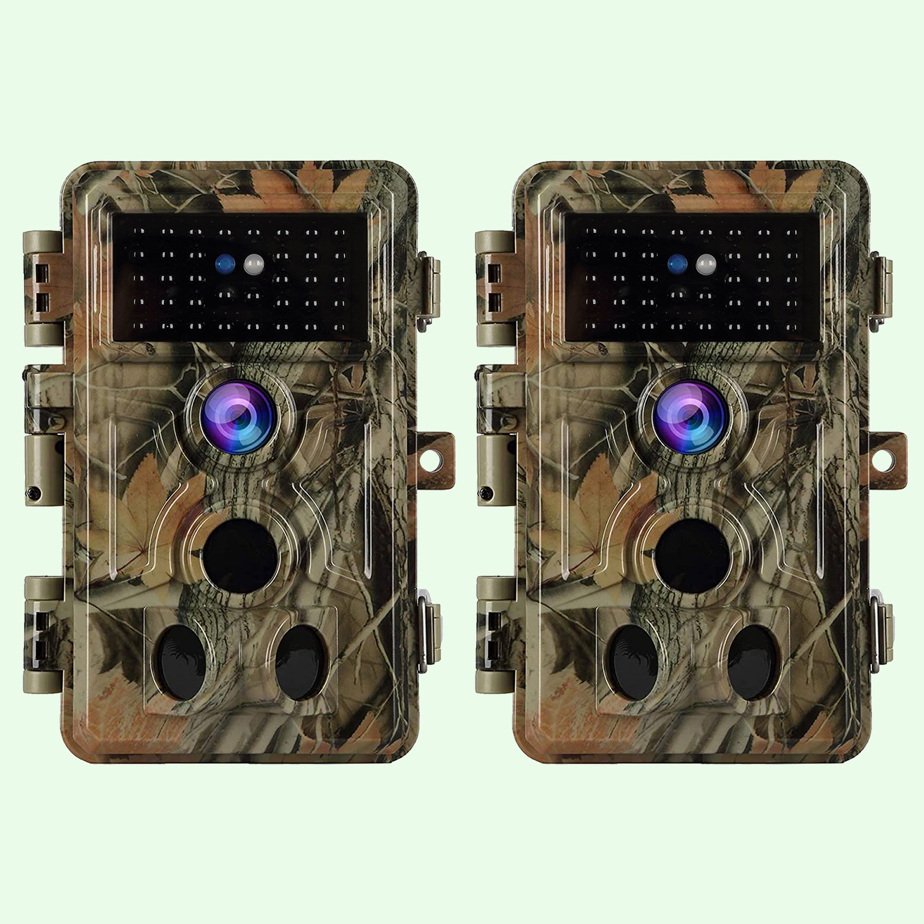 BlazeVideo 64MP 1296P Night Vision Camera with 940nm IR, Waterproof & Motion Detection, for Hunting and Surveillance (Green)