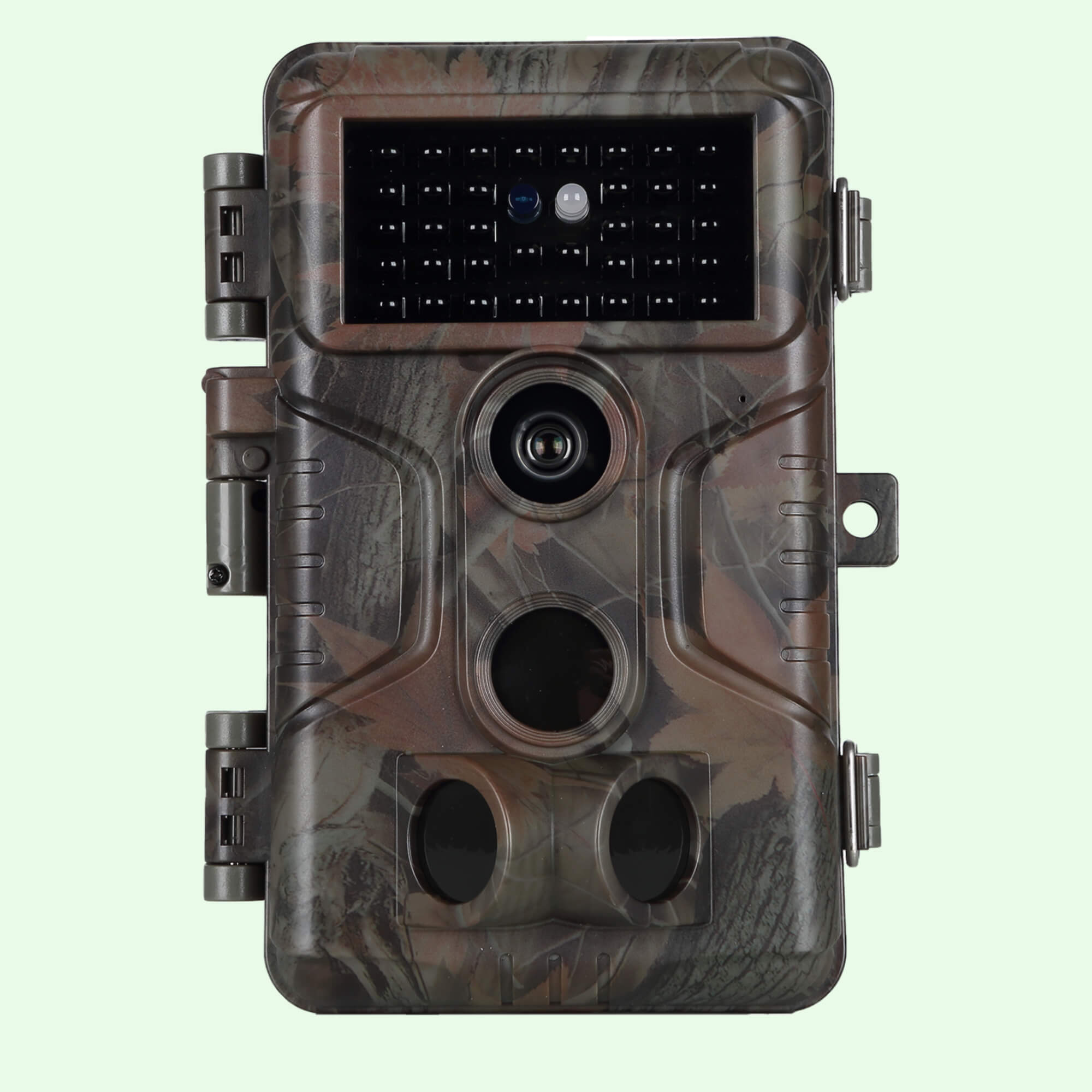 BlazeVideo 64MP 1296P Hunting Camera with Sound and Night Vision, No Glow 940nm Infrared IP66 Waterproof | A323 Dark Green