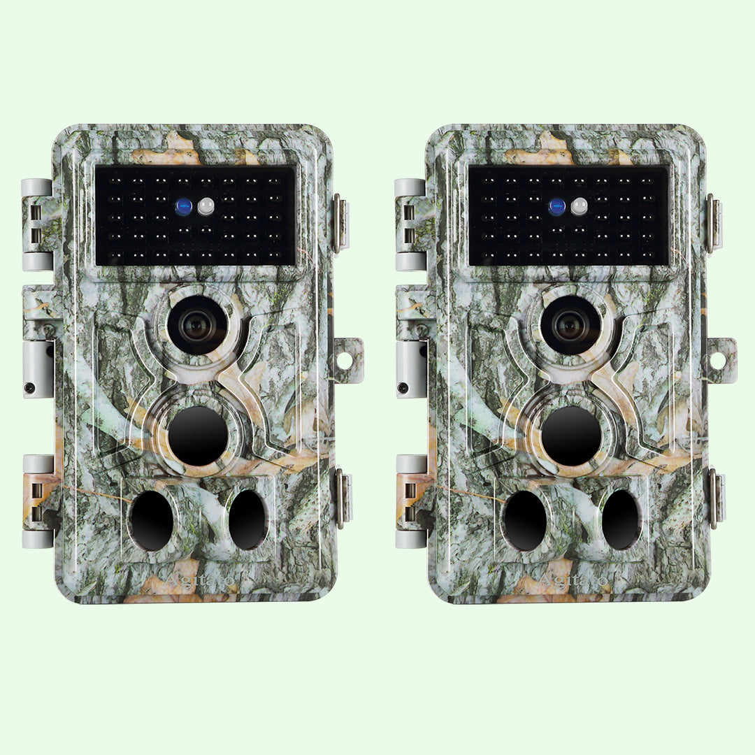 BlazeVideo Pack x2 64MP 1296P Night Vision Camera with IR and IP66 Waterproof Case