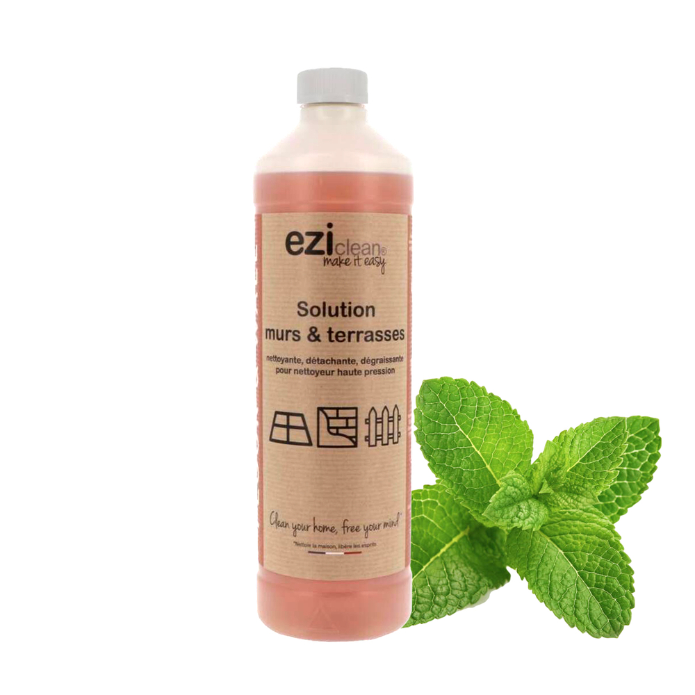 Solution mur et terrasse Eziclean® pour nettoyeur haute pression