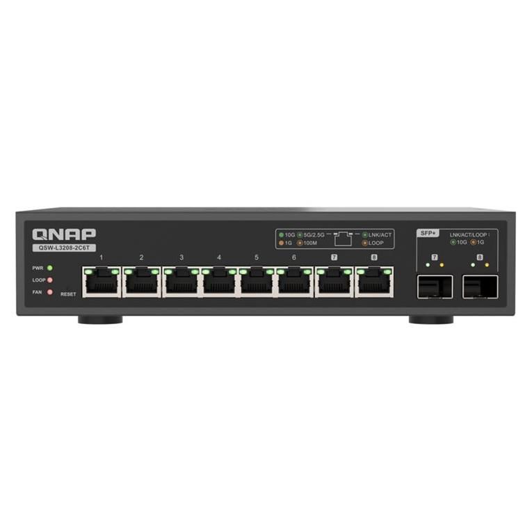 QNAP QSW-L3208-2C6T 16-Port Managed Switch