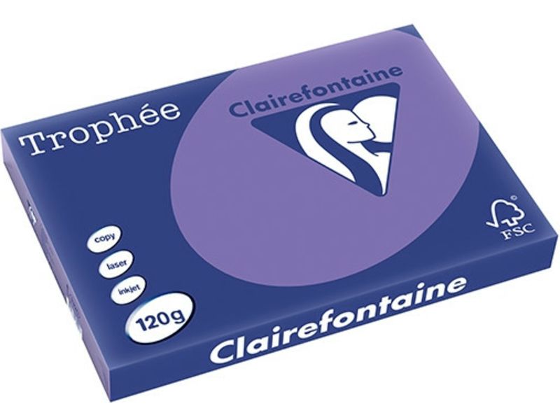 Papier couleur Clairefontaine A3, 120 g/m², 250 feuilles