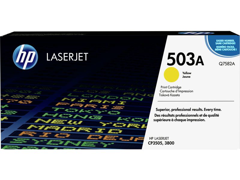 Toner HP 503A (Q7582A) Amarillo