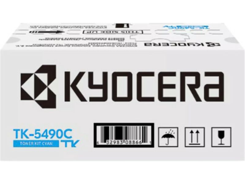 Cartouche toner Kyocera TK-5490C cyan - Grande capacité