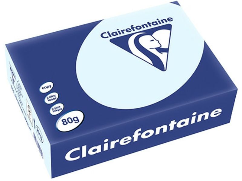 Papier Clairefontaine Couleur Azure A5, 80 g/m² (500 feuilles)