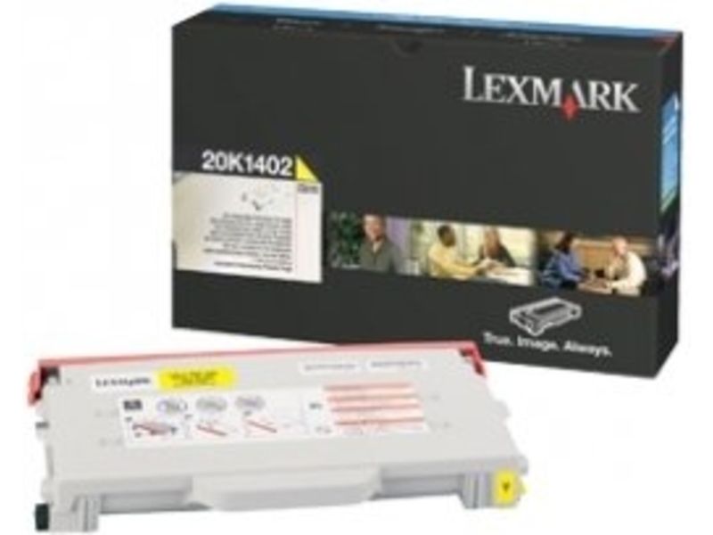 Toner Lexmark 20K1402 Amarillo