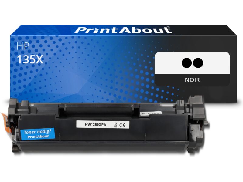 PrintAbout Compatible HP 135X Toner - Black - High Capacity - Multipack