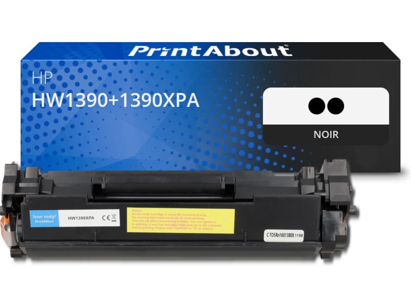 Toner compatible HP PrintAbout (139X) - Noir - Grande capacité - Multipack