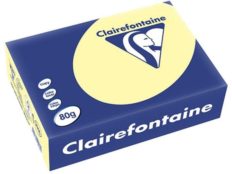 Clairefontaine Yellow Colored Paper A5, 80gsm (500 sheets)
