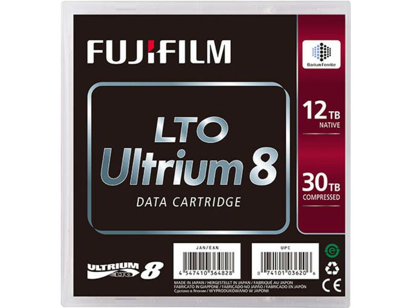 Fujifilm LTO Ultrium 8 Data Cartridge - 8TB, Black