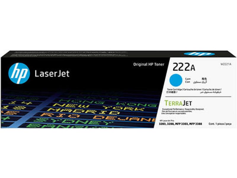 HP 222A Cyan Toner (W2221A)