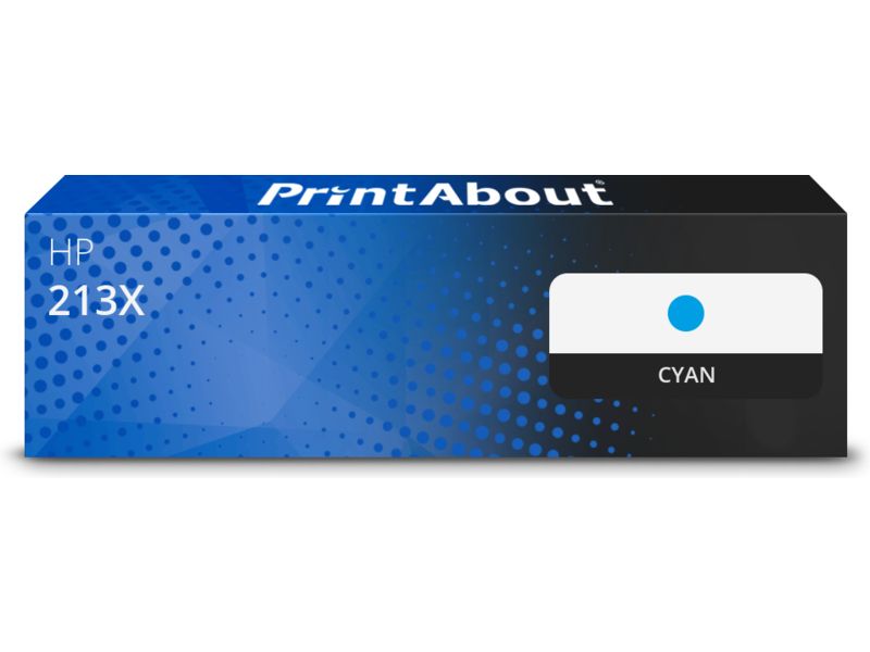 PrintAbout HP 213X Cyan Toner - High Capacity