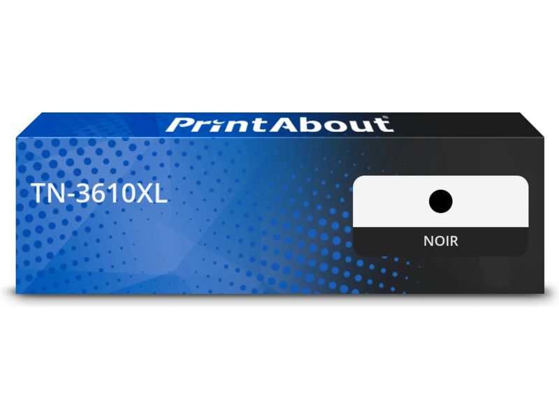 Toner compatible Brother TN-3610XL - Noir - Grande capacité