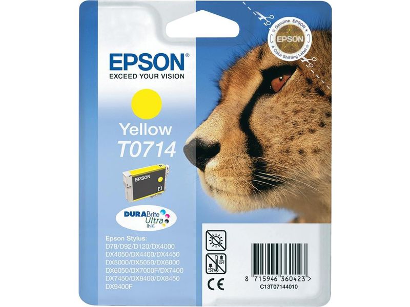 Cartouche d'encre Epson T071 Jaune