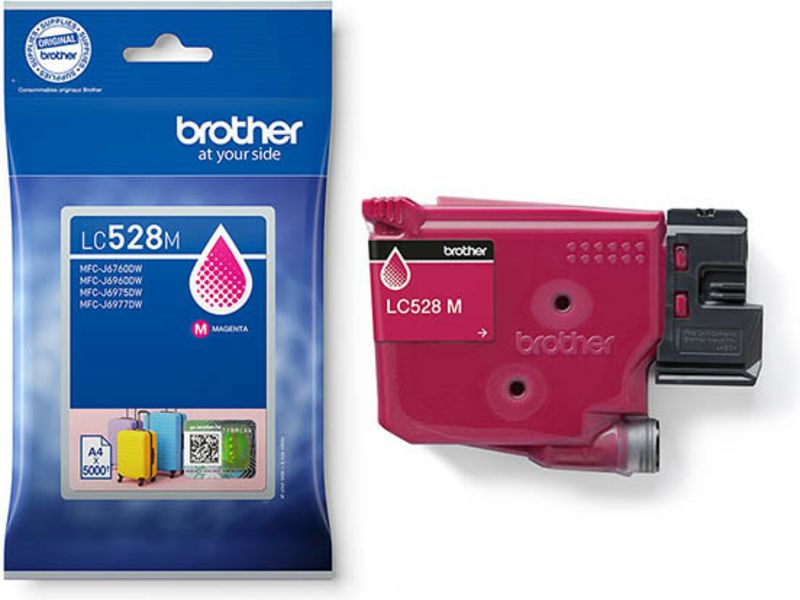 Brother LC-528M Magenta Ink Cartridge - High Capacity
