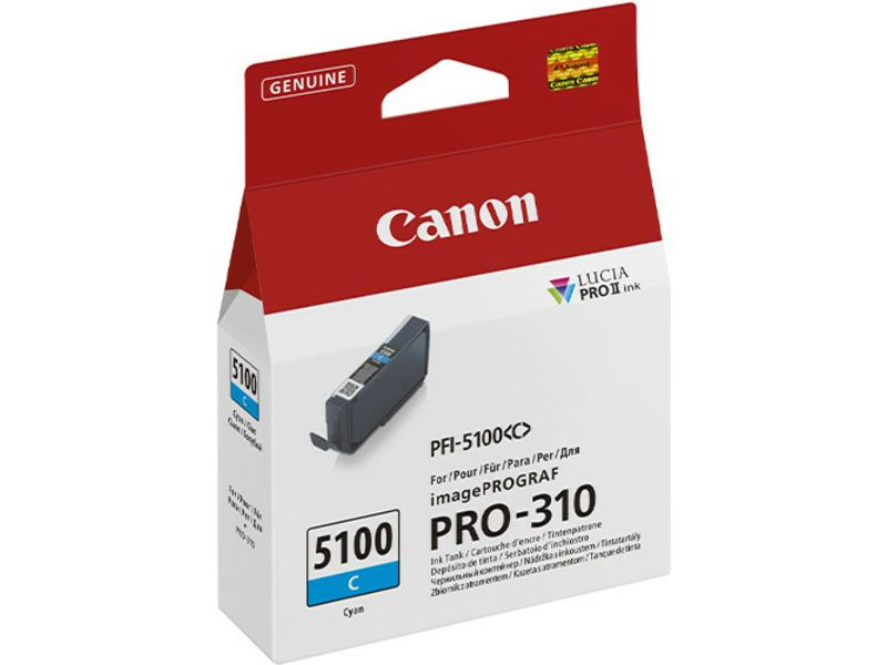 Canon PFI-5100C Cyan Ink Cartridge