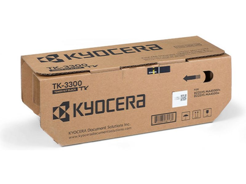 Kyocera TK-3300 Toner, Black, 14,500 Page Yield
